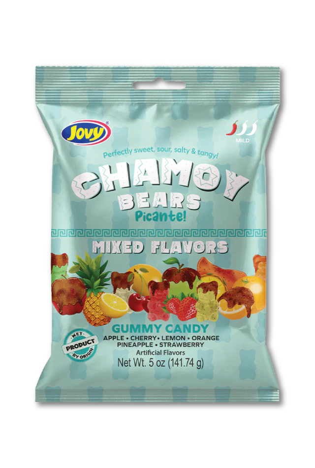 Jovy Chamoy Mixed Flavours Gummy Bears 142 g Imported Exotic Candy Montreal Quebec Canada Snaxies