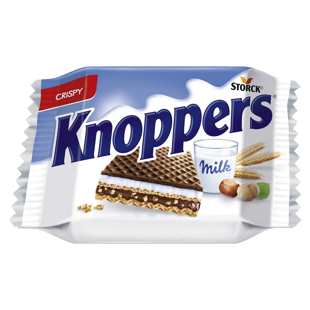 Knoppers Milk & Hazelnut Wafer 25 g Exotic Snacks Montreal Quebec Canada Snaxies