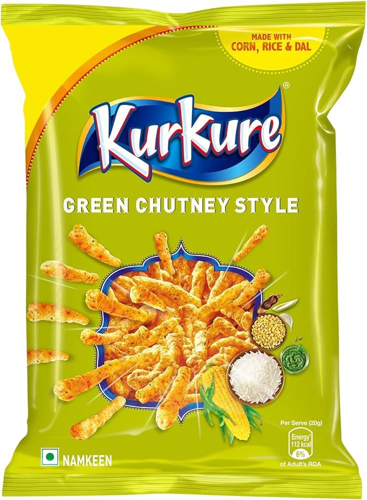 Kurkure Green Chutney Style 70 g Exotic Snack Snaxies Montreal Quebec Canada