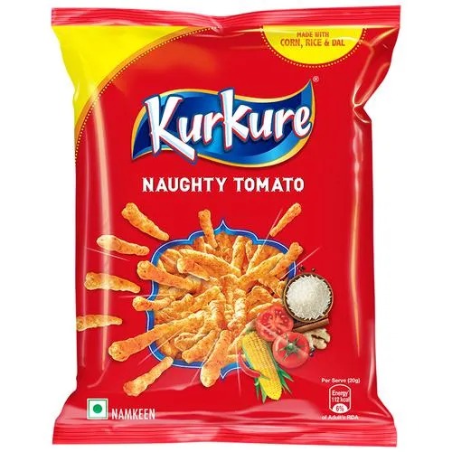 Kurkure Naughty Tomato 70 g Exotic Snack Snaxies Montreal Quebec Canada