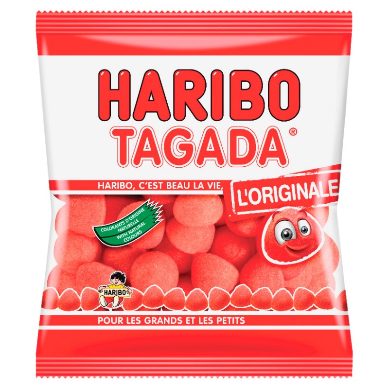 Haribo tagada 120g exotic snacks Snaxies Montreal Quebec Canada