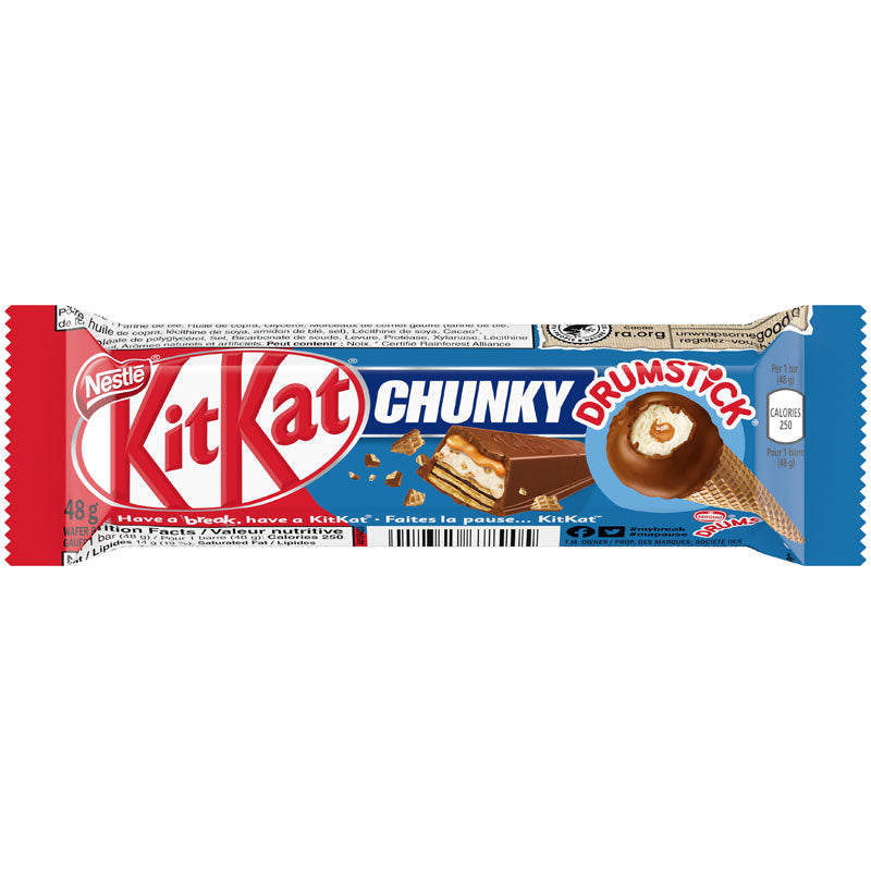 Kit Kat Chunky Drumstick 48 g Snaxies Exotic Snacks Montreal Quebec Canada