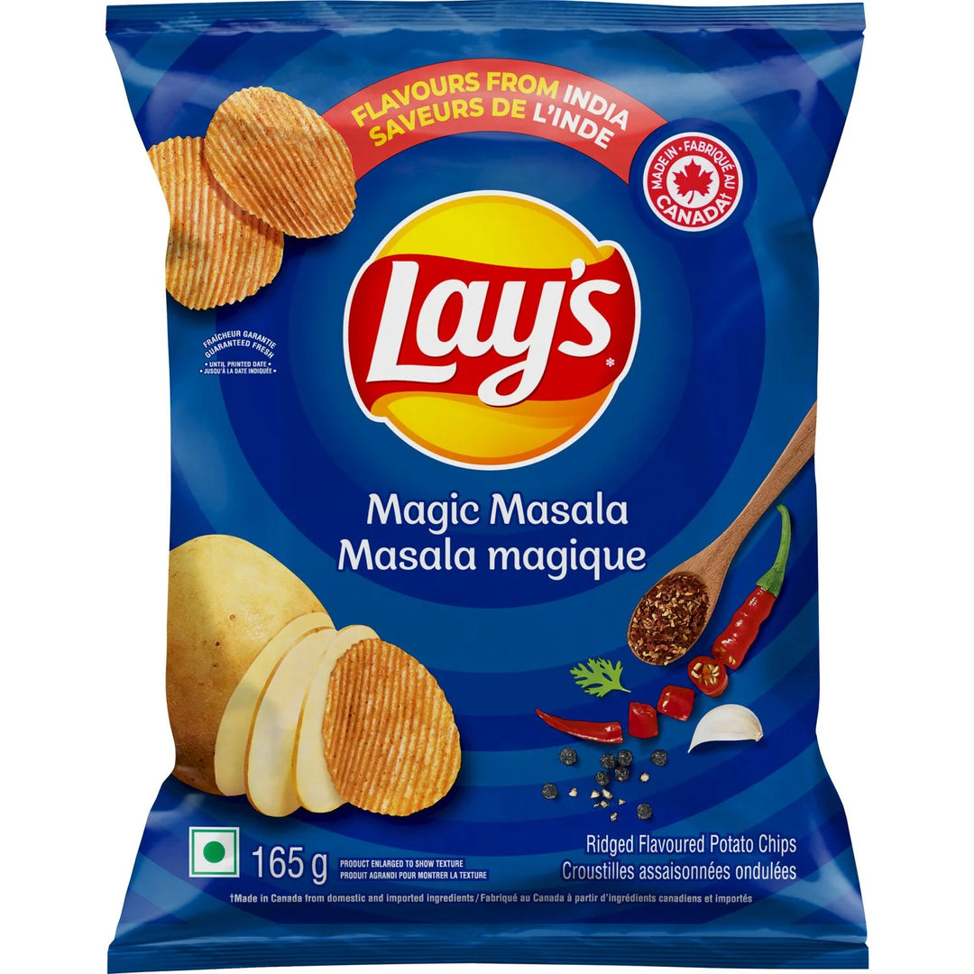 Lay's India's Magic Masala 165 g Exotic Snack Snaxies Montreal Quebec Canada