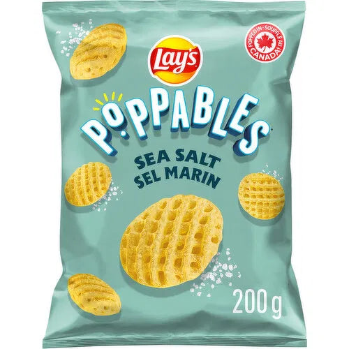 Lay's Poppables Sea Salt 200 g Exotic Snack Store Montreal Quebec Canada Snaxies