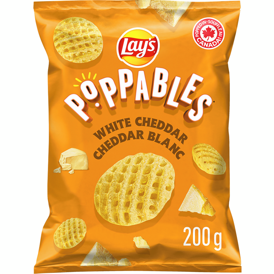 Lay's Poppables White Cheddar 200 g Exotic Snack Store Montreal Quebec Canada Snaxies