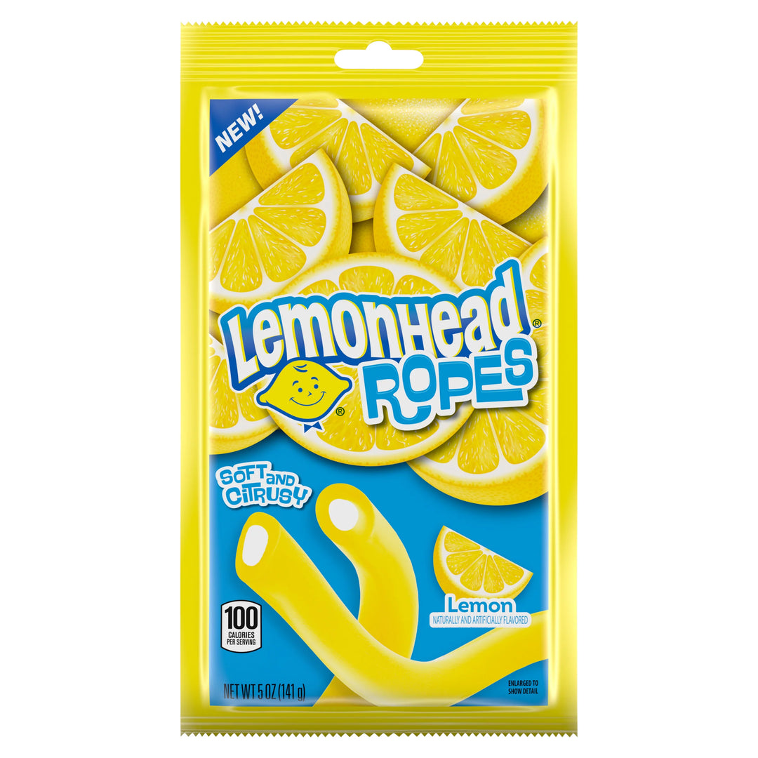 Lemonhead Ropes 141 g Imported Exotic Candy Montreal Quebec Canada Snaxies