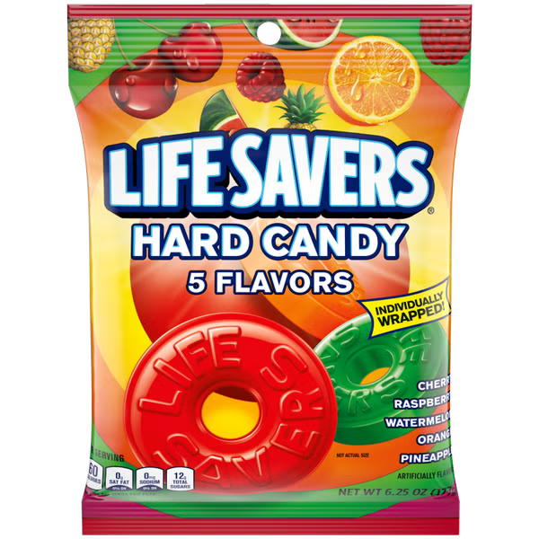 Lifesavers 5 Flavors Hard Candy 177 g Exotic Candy Montreal Quebec Canada Snaxies