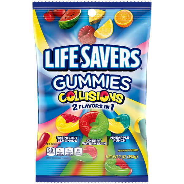 Lifesavers Collisions Gummies 198 g Imported Exotic Candy Montreal Quebec Canada Snaxies