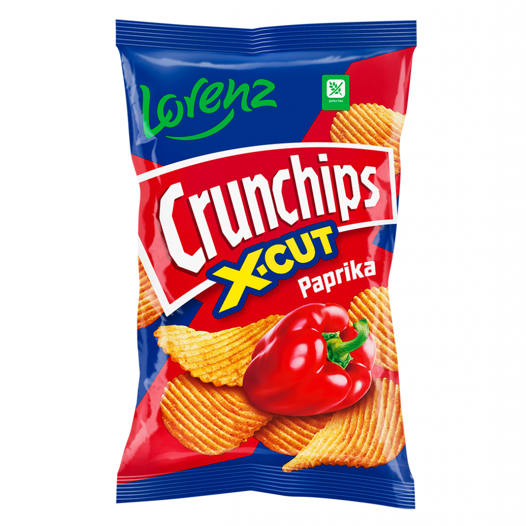 Lorenz Crunchips X-Cut Paprika 130 g Exotic Snacks Montreal Quebec Canada Snaxies