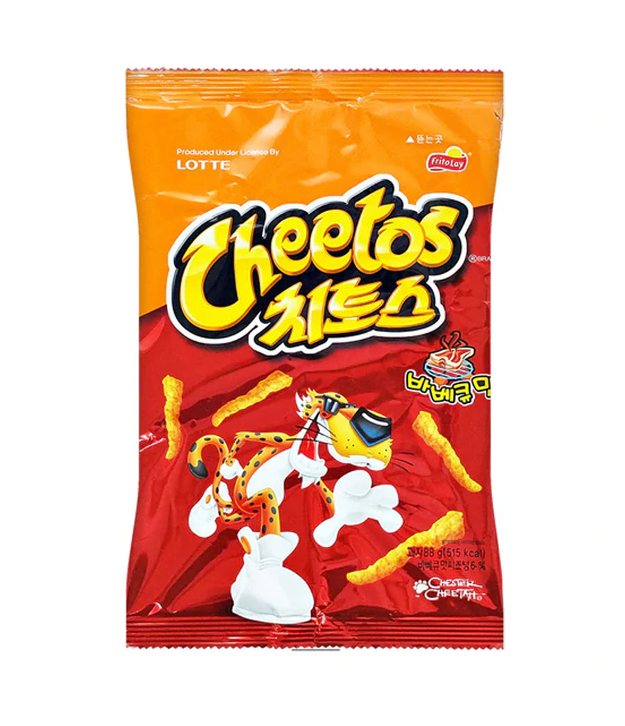 Lotte Smokey BBQ Cheetos 82 g Snaxies Exotic Snacks Montreal Quebec Canada