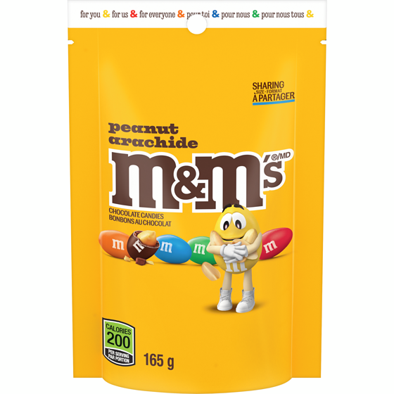 M&M's Peanut 165 g Exotic Candy Store Montreal Quebec Canada Snaxies