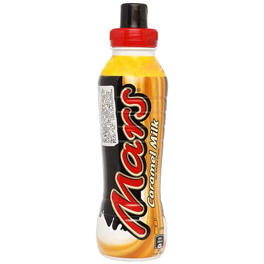 Mars Caramel Sports Cap Milk Drink 350 mL Exotic Drinks Snaxies Montreal Quebec Canada 
