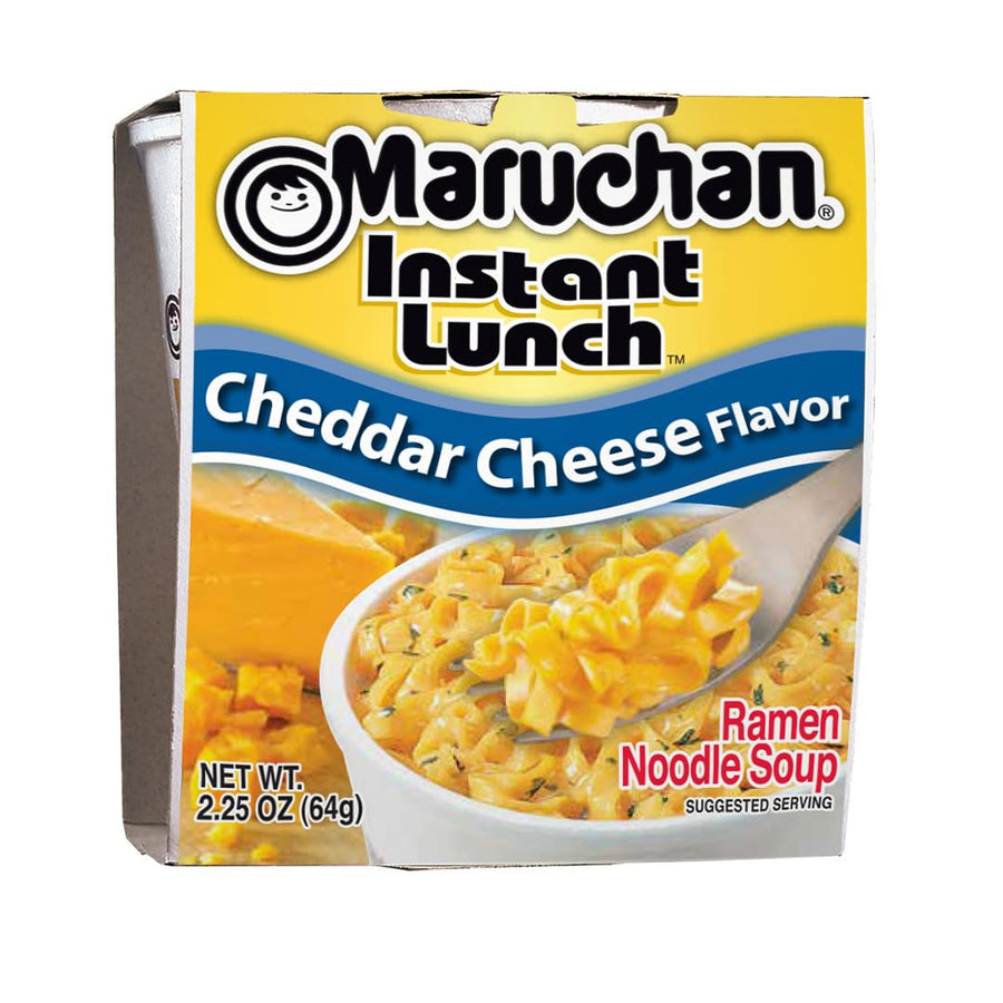 Maruchan Ramen Noodle Soup Cup Cheddar Cheese Flavour 64 g Exotic Snacks Montreal Quebec Canada Snaxies