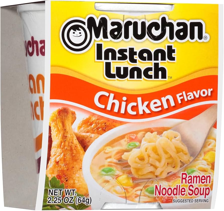 Maruchan Ramen Noodle Soup Cup Chicken Flavour 64 g  Exotic Snacks Montreal Quebec Canada Snaxies