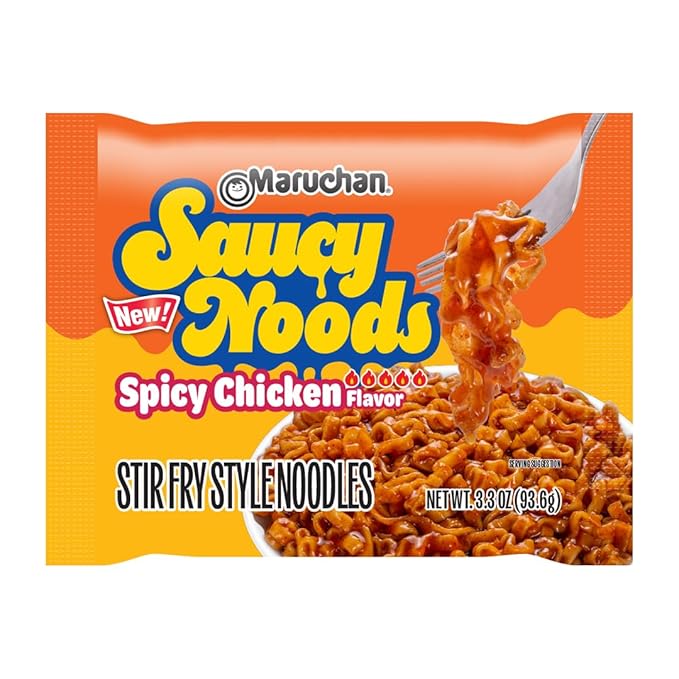 Maruchan Saucy Noods Spicy Chicken 93.6 g Exotic Snacks Montreal Quebec Canada Snaxies