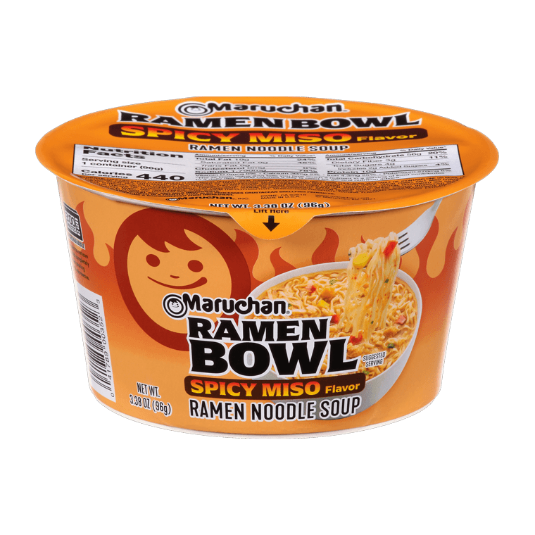 Maruchan Ramen Bowl Spicy Miso Flavour 96 g Exotic Snacks Montreal Quebec Canada Snaxies