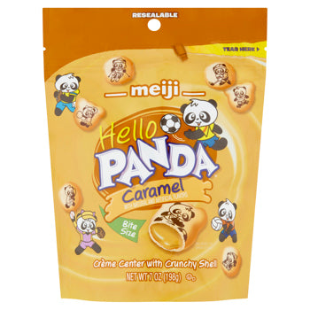 Meiji Hello Panda Caramel 198 g Exotic Candy Store Montreal Quebec Canada Snaxies