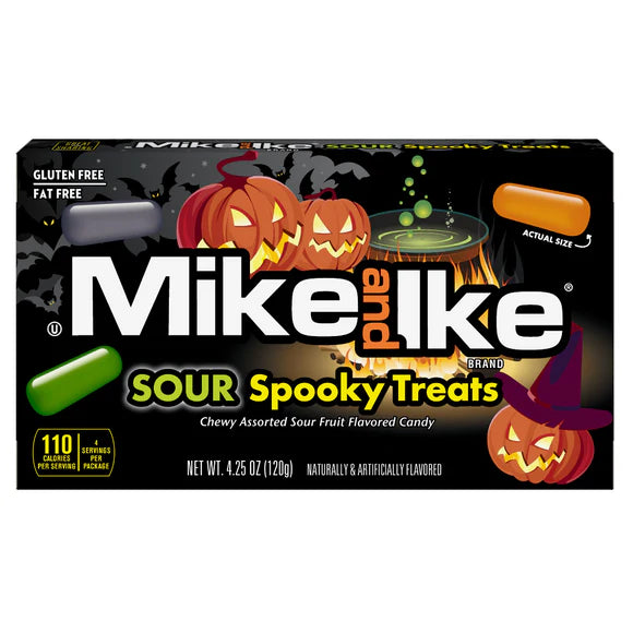 Mike & Ike Sour Spooky Treats 120 g Imported Exotic Candy Store Montreal Quebec Canada Snaxies