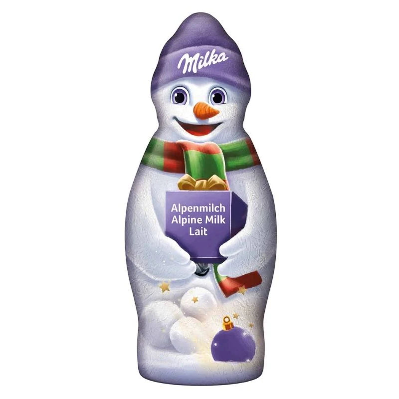 Milka Chocolate Snowman 50g Exotic Chocolate Snaxies Montreal Quebec Canada