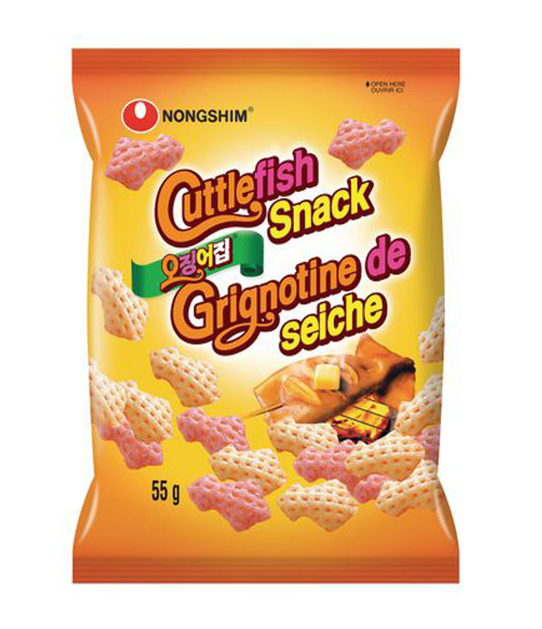 Nongshim Cuttlefish Snack 55 g Snaxies Exotic Snacks Montreal Quebec Canada