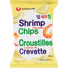 Nongshim Shrimp Chips 45 g Exotic Snacks Snaxies Montreal Quebec Canada