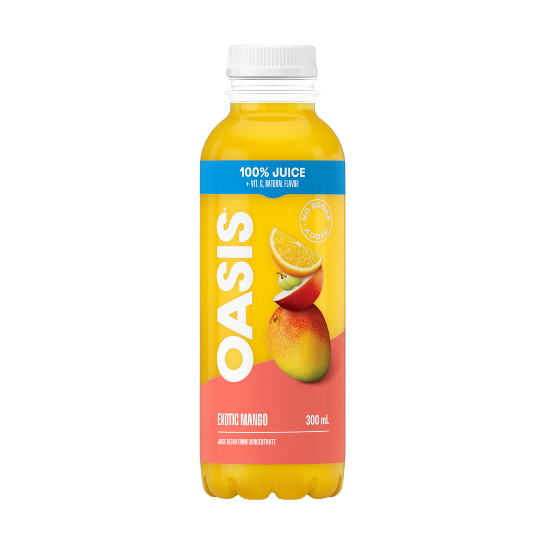 Oasis Exotic Mango Juice 300 mL Snaxies Exotic Drinks Montreal Quebec Canada