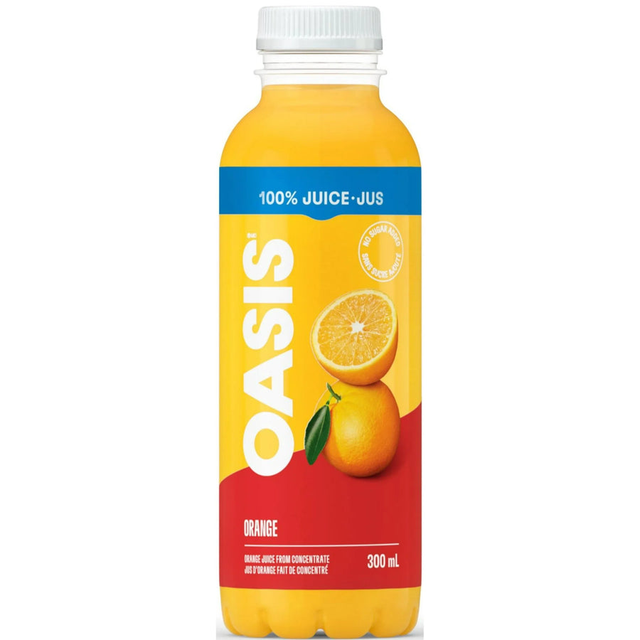 Oasis Orange Juice 300 mL Snaxies Exotic Drinks Montreal Quebec Canada