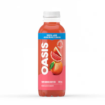 Oasis Ruby Red Grapefruit Juice 300 mL Snaxies Exotic Drinks Montreal Quebec Canada