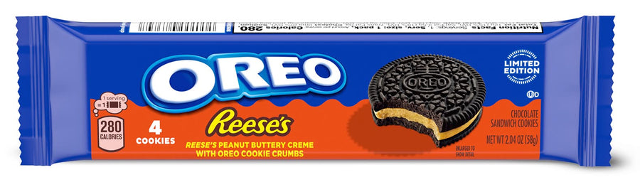 Oreo Reese's Cookies 58 g Imported Exotic Snacks Montreal Quebec Canada Snaxies
