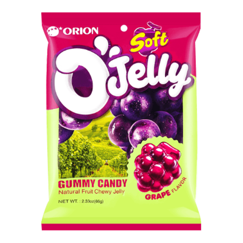 Orion O'Jelly Grape Gummy Candy 66 g Exotic Candy Montreal Quebec Canada Snaxies