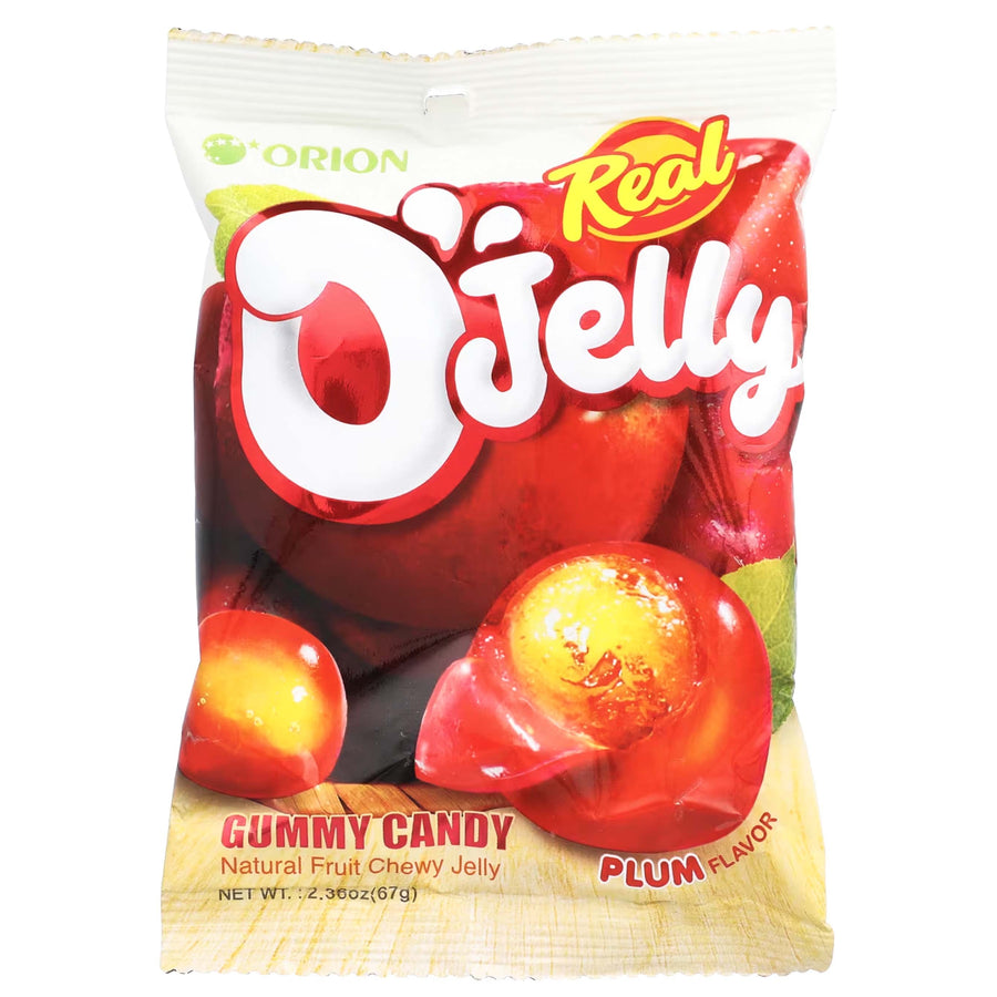 Orion O'Jelly Plum Gummy Candy 67 g Exotic Candy Montreal Quebec Canada Snaxies
