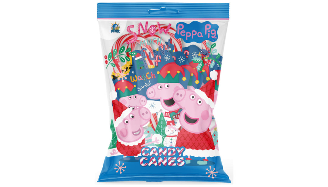 Candy Canes Peppa Pig 48 g Exotic Snacks Snaxies Montreal Quebec Canada 