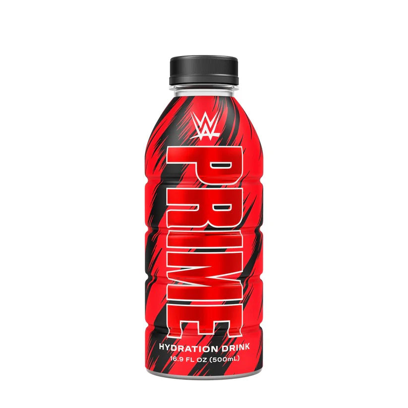 Prime Hydration Drink WWE 500 ml Exotic Drinks Snaxies Montreal Quebec Canada