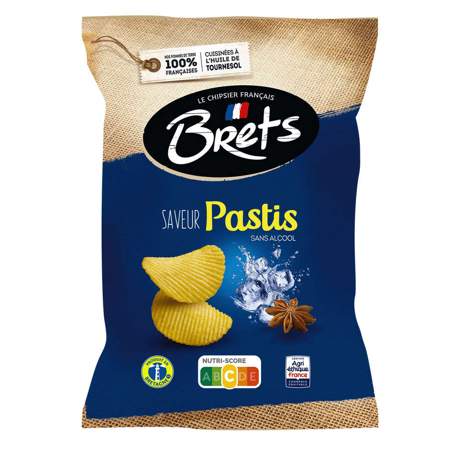 Brets Chips Pastis 125 g Exotic Chips Snaxies Montreal Quebec Canada