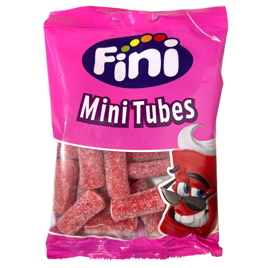 Fini Mini Tubes Sour 90 g Snaxies Exotic Candy Montreal Quebec Canada