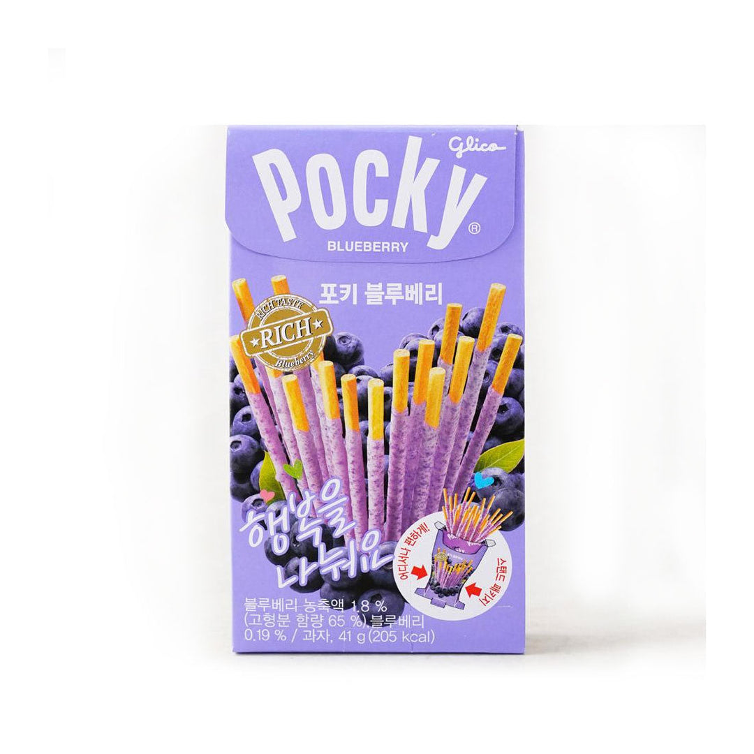 Pocky Blueberry 41 g Exotic Snack Montreal Quebec Canada Snaxies