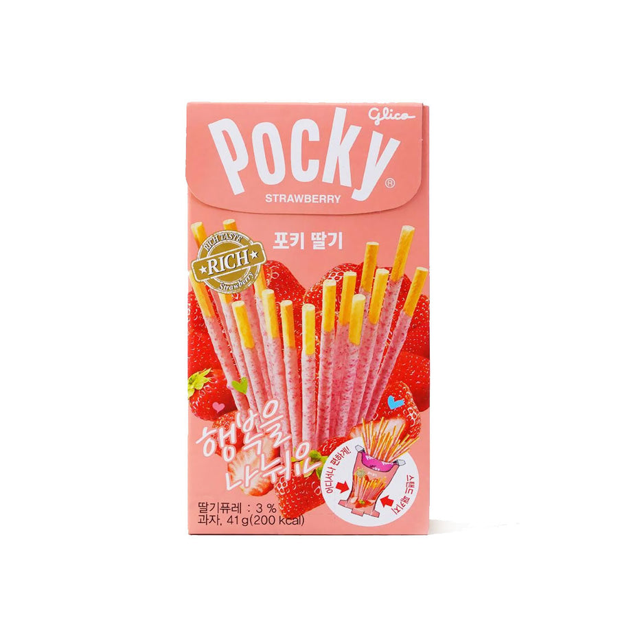 Pocky Strawberry 41 g Exotic Snacks Montreal Quebec Canada Snaxies