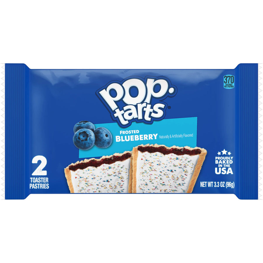 Pop-Tarts Frosted Blueberry 96 g Snaxies Exotic Snacks Montreal Quebec Canada