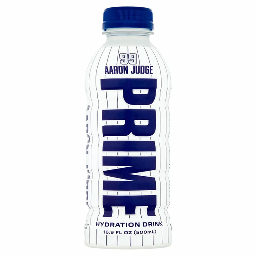 Prime Hydration Drink Arron Judge 500 ml Exotic Drinks Snaxies Montreal Quebec Canada