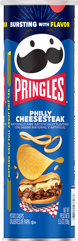 Pringles Philly Cheesesteak Chips 156 g Exotic Chips Montreal Quebec Canada Snaxies