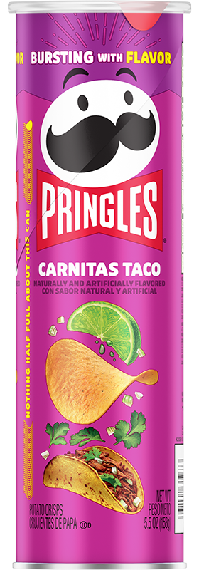 Pringles Carnitas Taco Chips 158 g Snaxies Exotic Snacks Montreal Quebec Canada