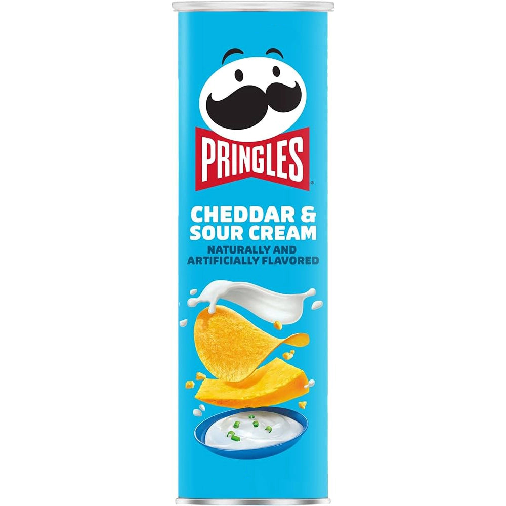 Pringles Cheddar & Sour Cream Chips 158 g Snaxies Exotic Snacks Montreal Quebec Canada
