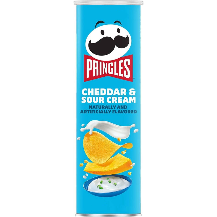 Pringles Cheddar & Sour Cream Chips 158 g Snaxies Exotic Snacks Montreal Quebec Canada