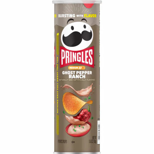 Pringles Ghost Pepper Ranch Chips 158 g Imported Exotic Snacks Store Montreal Quebec Canada Snaxies