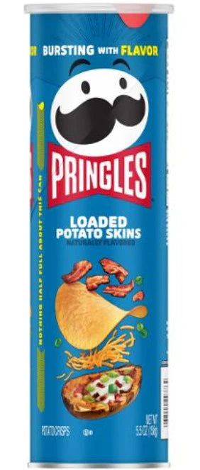 Pringles Loaded Potato Skins Chips 158 g Snaxies Exotic Snacks Montreal Quebec Canada
