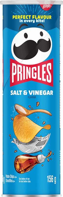 Pringles Salt & Vinegar Chips 158 g Snaxies Exotic Snacks Montreal Quebec Canada