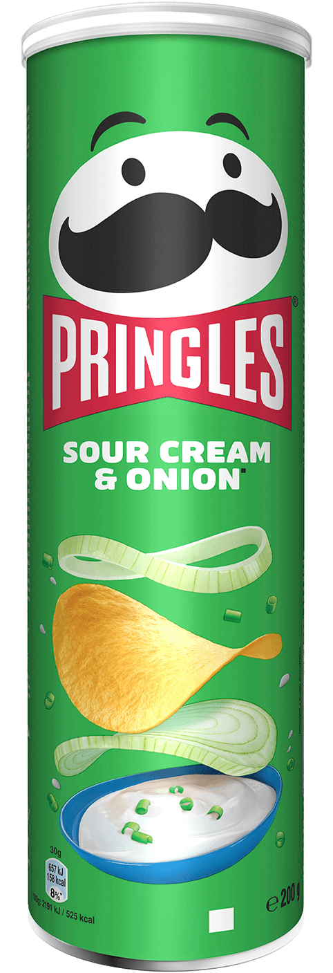Pringles Sour Cream & Onion Chips 158 g Snaxies Exotic Snacks Montreal Quebec Canada
