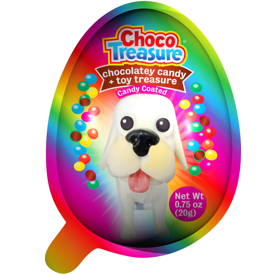 Choco Treasure puppy toy Egg Candy 20 g Exotic Snacks Snaxies Montreal Quebec Canada