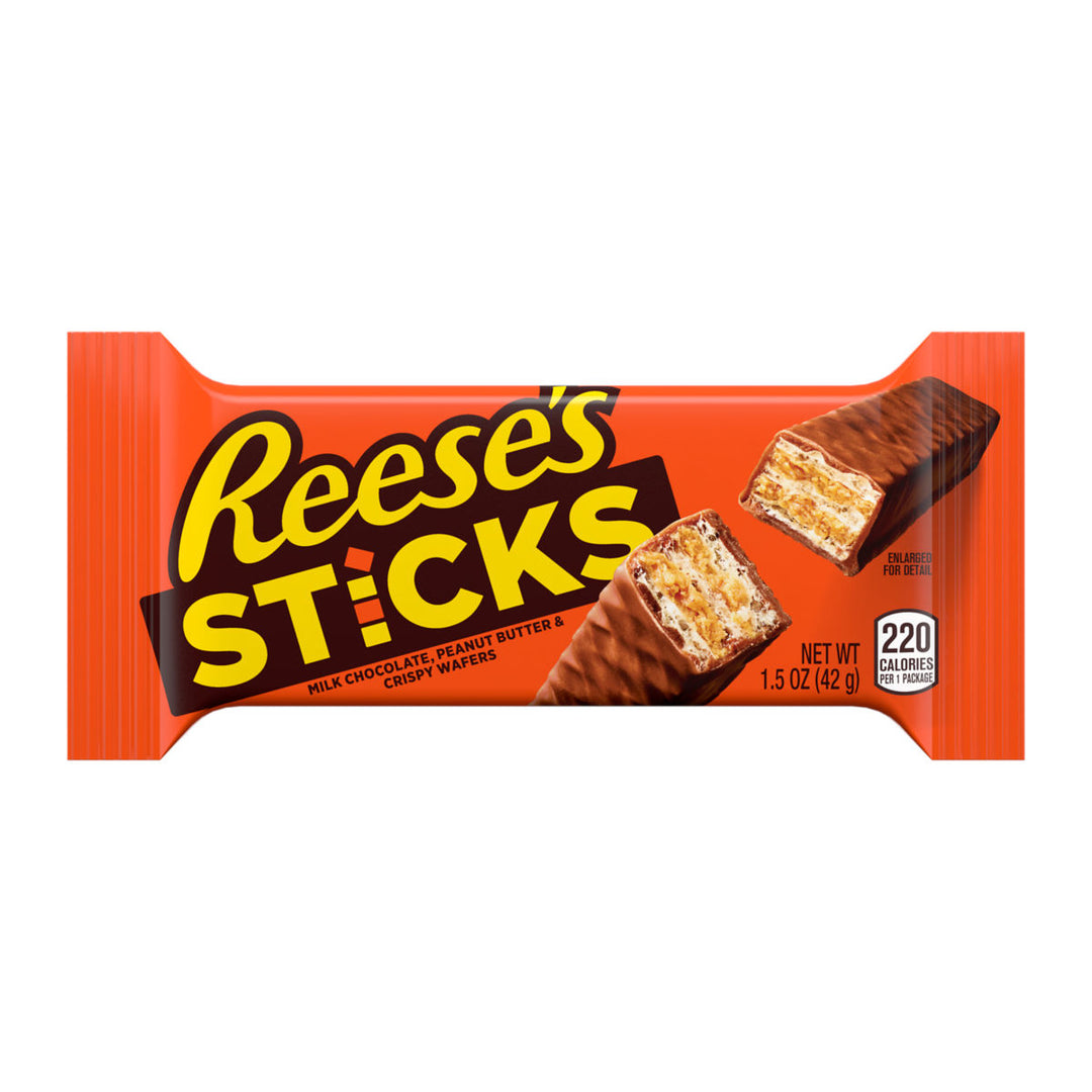 Reese's Sticks 42 g Exotic Candy Montreal Quebec Canada Snaxies