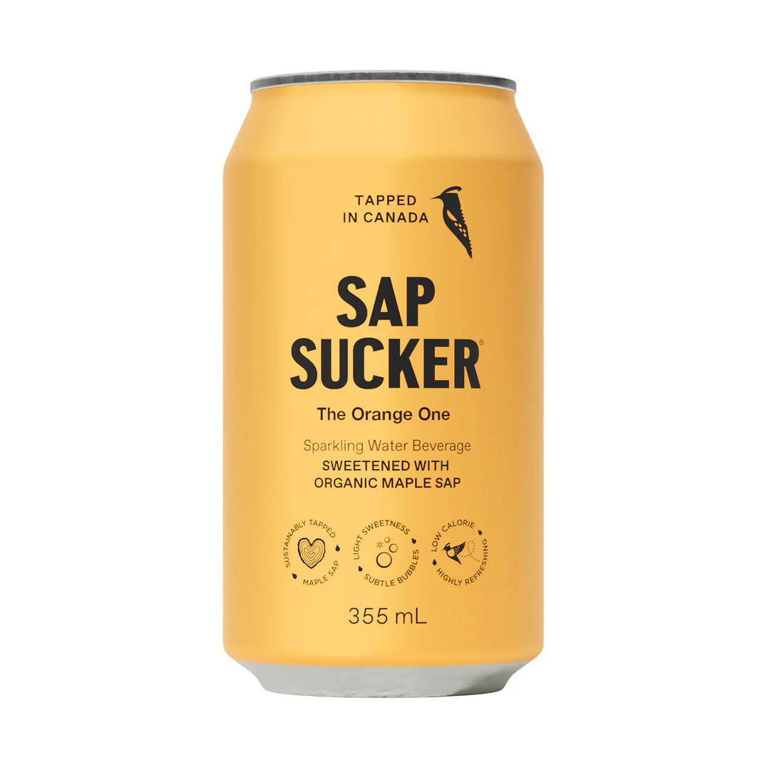 Sapsucker The Orange One 355 mL Drinks Montreal Quebec Canada Snaxies